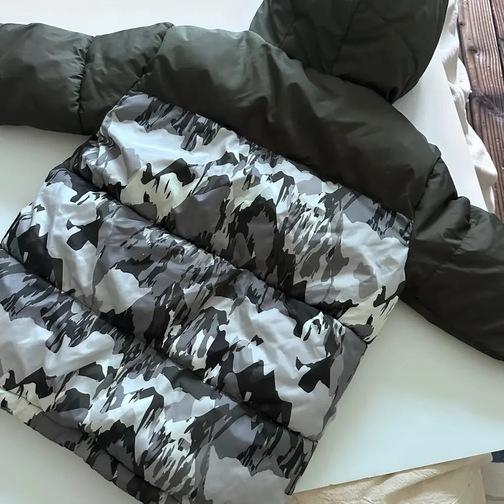 Old Navy Boys' Camo Water-Resistant Hooded Puffer Jacket